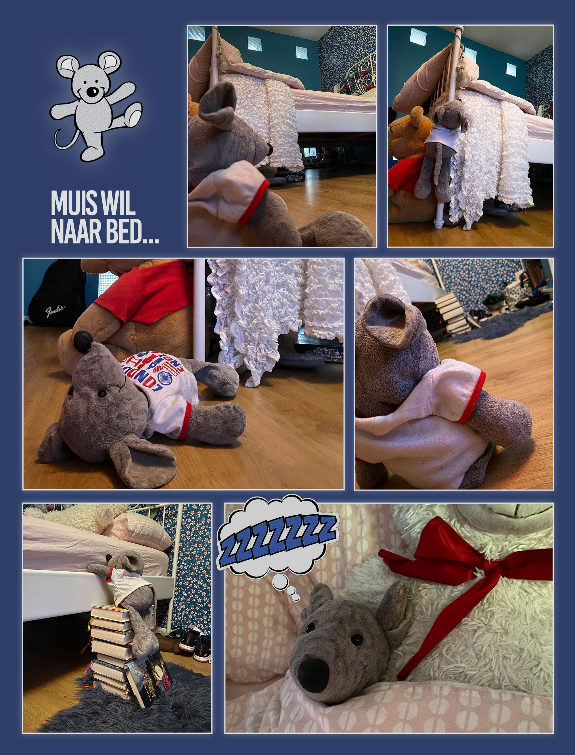 Muis wil naar bed...